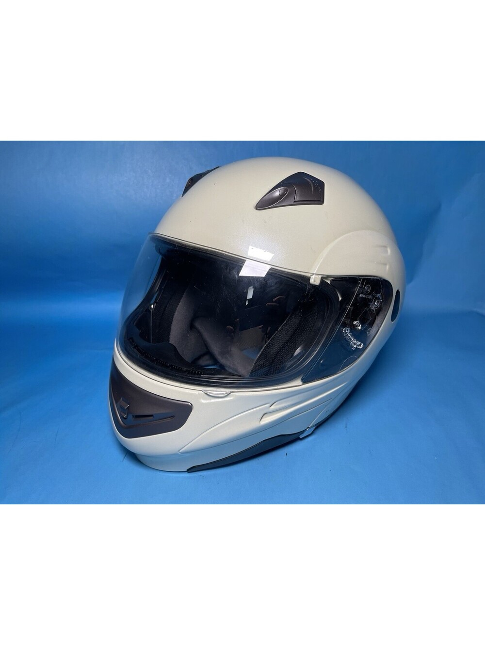 Vega Summit II Full Face Motorcycle Helmet XL White DOT Street Bike